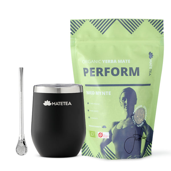 Matetea startpakke med Matetea PERFORM økologisk yerba mate te.