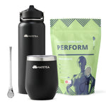 Matetea To-Go startpakke med Matetea PERFORM økologisk yerba mate te.