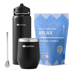 Matetea To-Go startpakke med Matetea RELAX økologisk yerba mate te.